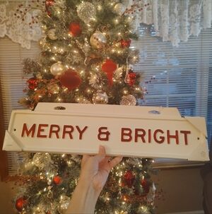 Hearth & Hand Holiday Sign